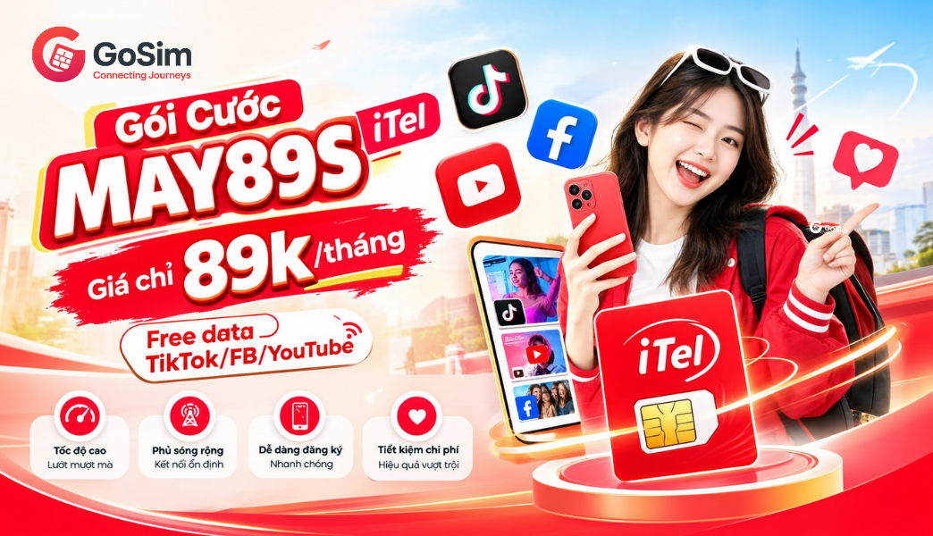 đăng ký Gói Cước MAY89S iTel gosim